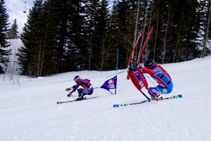 David Chodounsky and Andreas Zampa, World Pro Ski Tour. Photo credit Kei Kullberg