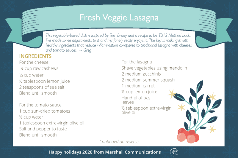 Fresh Veggie Lasagna